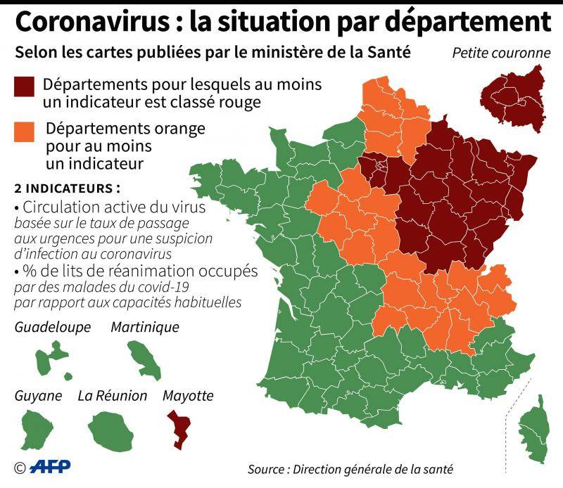 Coronavirus : le nombre de personnes infectées identifiées a augmenté de 45 et le nombre de personnes décédées de 2